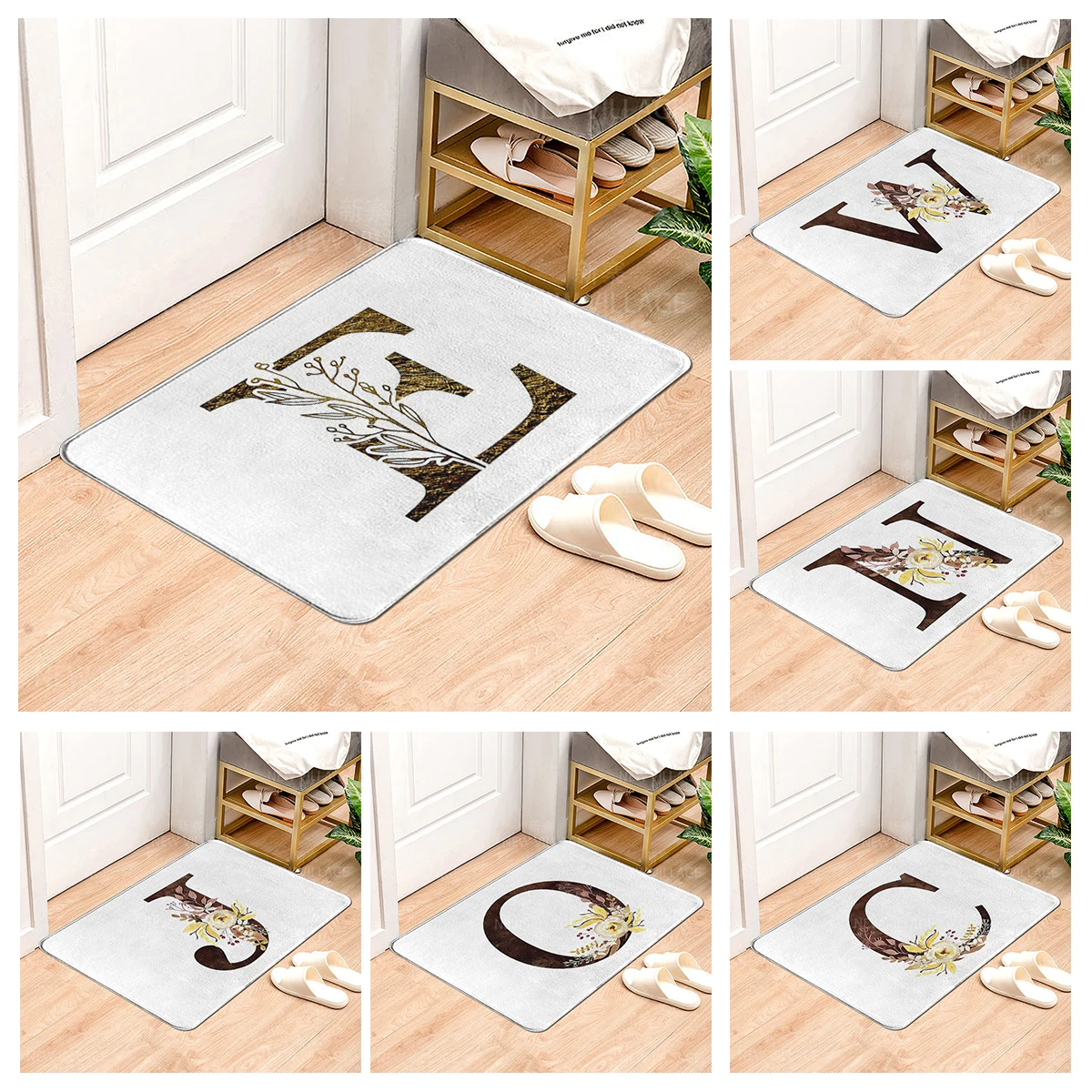 House carpet letter series Home doormat entrance Room Bathmat Footmat bathroom non-slip mat Kitchen water absorption mat
House carpet letter series Home doormat entrance Room Bathmat Footmat bathroom non-slip mat Kitchen water absorption mat