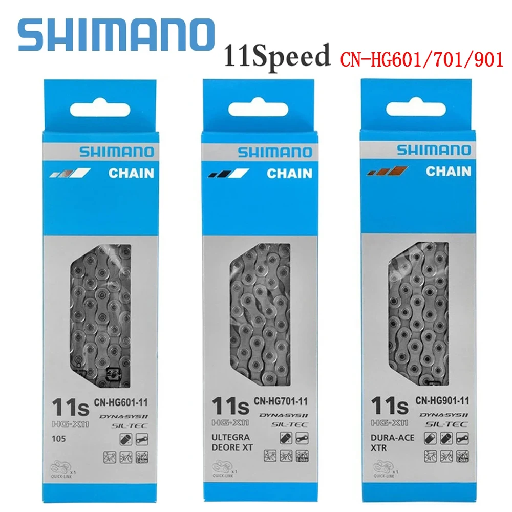 Shimano HG601/701/901 11v Chains 105 DEORE SLX 11 Speed Chain for MTB Mountain Bike Road Bike Components Parts 116L 5800 M7000
Shimano HG601/701/901 11v Chains 105 DEORE SLX 11 Speed Chain for MTB Mountain Bike Road Bike Components Parts 116L 5800 M7000