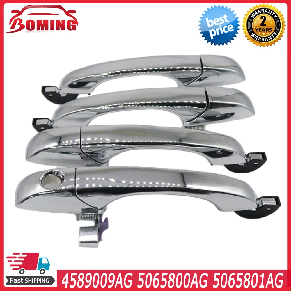 4PCS 4589009AG 5065800AG 5065801AG New FL FR RL RR Chrome Exterior Door Handle For Chrysler 300 300C 05-10 Dodge Magnum Charger
4PCS 4589009AG 5065800AG 5065801AG New FL FR RL RR Chrome Exterior Door Handle For Chrysler 300 300C 05-10 Dodge Magnum Charger