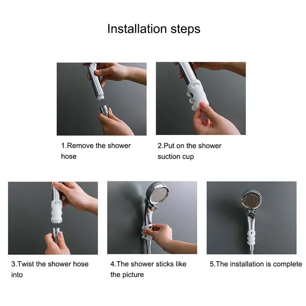 Suction Cup Shower Mounting Brackets Silicone Shower Head Holder Wall Mounted Sucker Shower Head Hanging Rack Bathroom Tools
Suction Cup Shower Mounting Brackets Silicone Shower Head Holder Wall Mounted Sucker Shower Head Hanging Rack Bathroom Tools