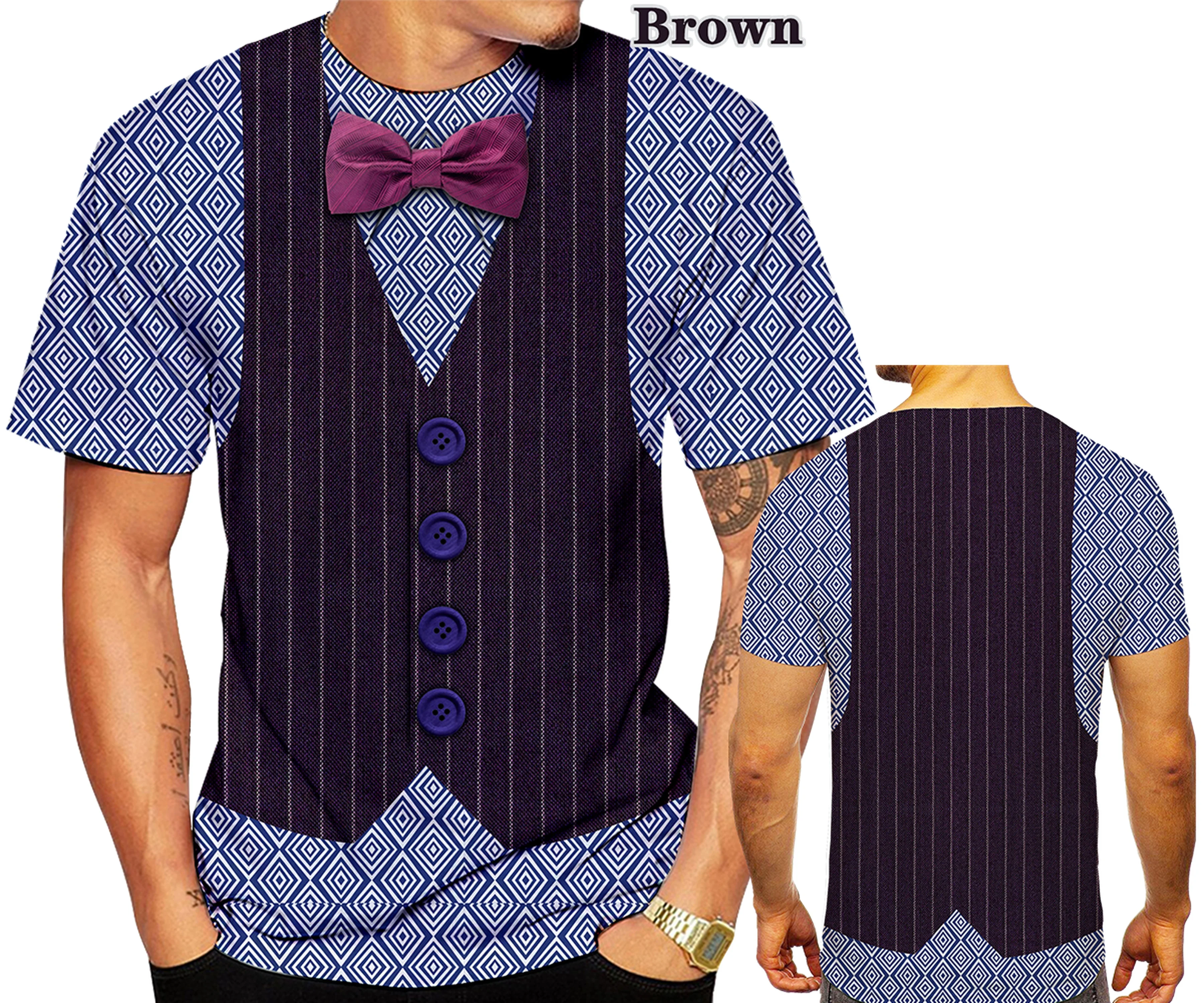 New Popular Men's T-shirt Summer New Fashion Tuxedo 3D Printing Men Casual Tops t shirt Men/ Women Harajuku Casual Short Sleeve
New Popular Men's T-shirt Summer New Fashion Tuxedo 3D Printing Men Casual Tops t shirt Men/ Women Harajuku Casual Short Sleeve