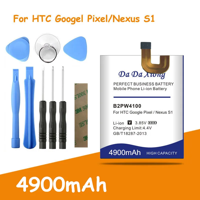 

High Quality 4900mAh B2PW4100 Mobile Phone Battery For HTC Google Pixel / Nexus S1 Replacement