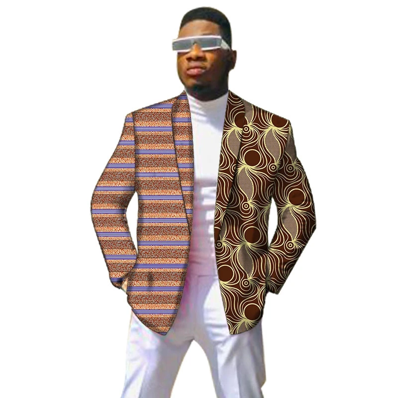 African Fashion Men's Suit Jackets Nigeria Style Colorful Print Blazers Asymmetric Design Casual Male Patchwork Short Coat
African Fashion Men's Suit Jackets Nigeria Style Colorful Print Blazers Asymmetric Design Casual Male Patchwork Short Coat