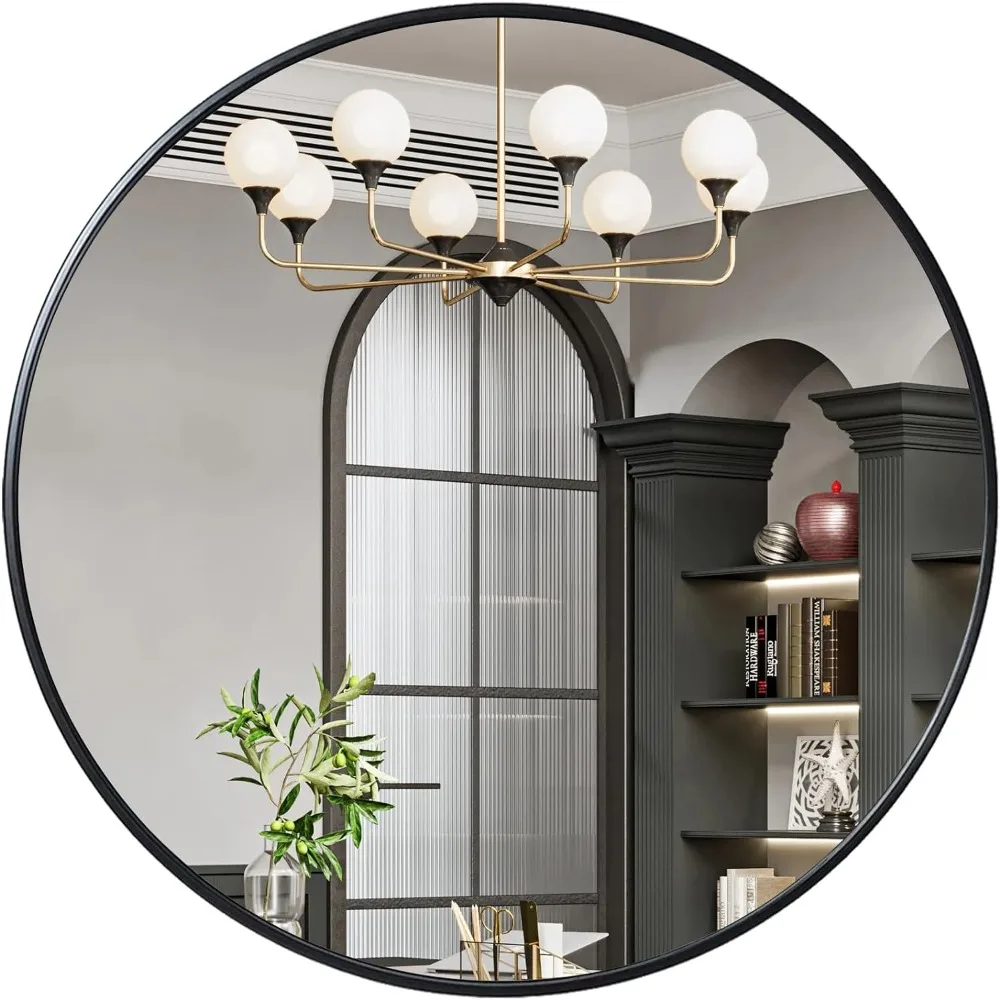 48 inch Round Mirror , Large Circle Mirror for Wall, Round Bathroom Mirror for Living Room, Bedroom, Vanity, Entryway, Hallway
48 inch Round Mirror , Large Circle Mirror for Wall, Round Bathroom Mirror for Living Room, Bedroom, Vanity, Entryway, Hallway