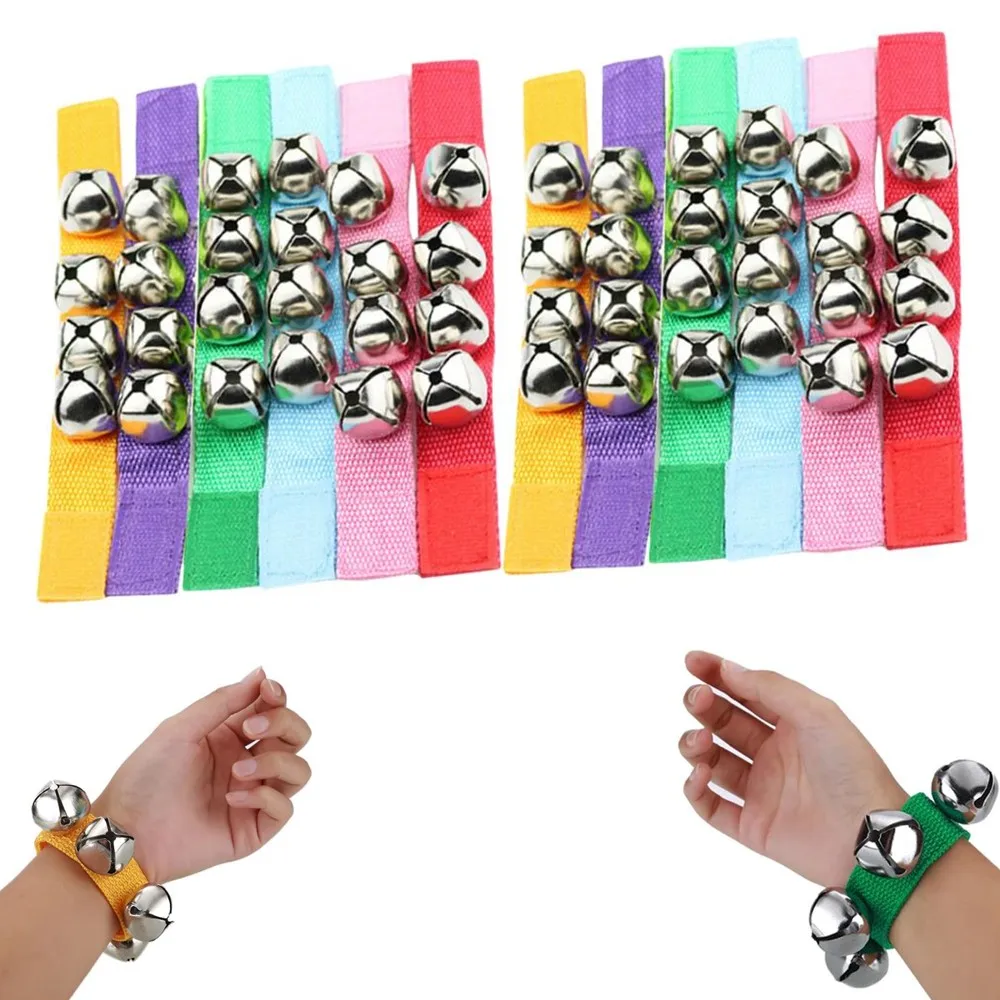 Kids Wrist Bells For Fun Music Education 1 Pairs Wrist Bells Kids Jingles Shake Rattles Toy Percussion Educational Toys
Kids Wrist Bells For Fun Music Education 1 Pairs Wrist Bells Kids Jingles Shake Rattles Toy Percussion Educational Toys