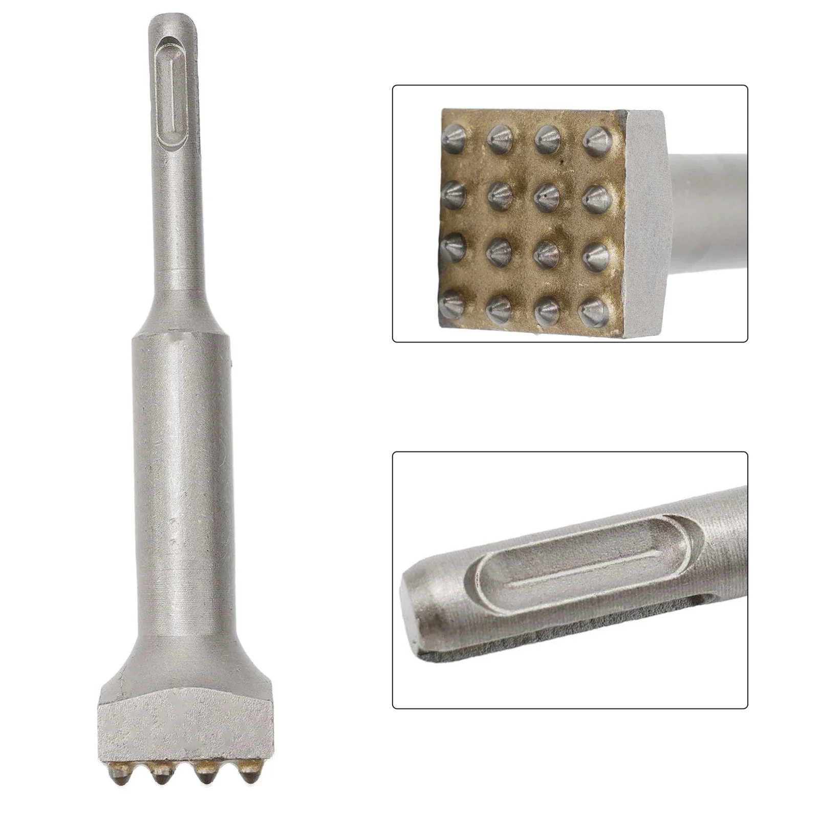 16Teeth Round Shank Alloy Electric Hammer Chisel Drill Bit For Gouging The Surface Of Concrete Cement Wall Slab Viaduct
16Teeth Round Shank Alloy Electric Hammer Chisel Drill Bit For Gouging The Surface Of Concrete Cement Wall Slab Viaduct
