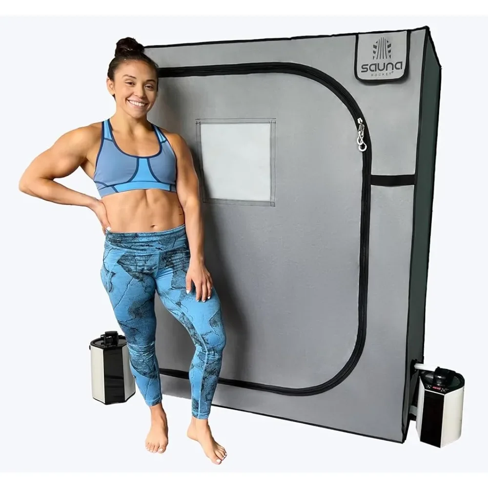 

2-Person Full Body Sauna Bundle | in-Home Use for Relaxation, Recovery, and Wellness (Tent & Steamers) Freight free