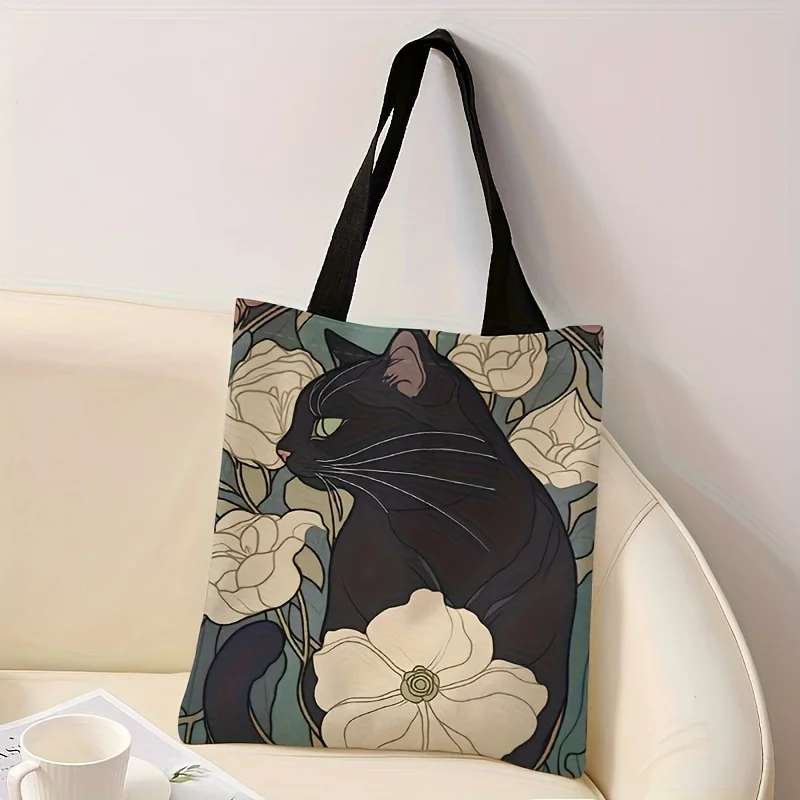 Cute Cat Shopping Bag - Kawaii Tote Bag for Women 4 S192414d7893f4f22a3ae0472ce4e8e2bo