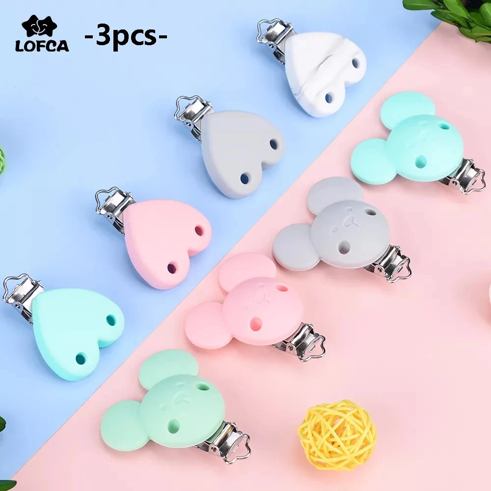 LOFCA 3Pcs Silicone Clip Baby Pacifier Clip Pacifier Chain Accessories Tooth Guard Teeth Safe BPA Free
LOFCA 3Pcs Silicone Clip Baby Pacifier Clip Pacifier Chain Accessories Tooth Guard Teeth Safe BPA Free