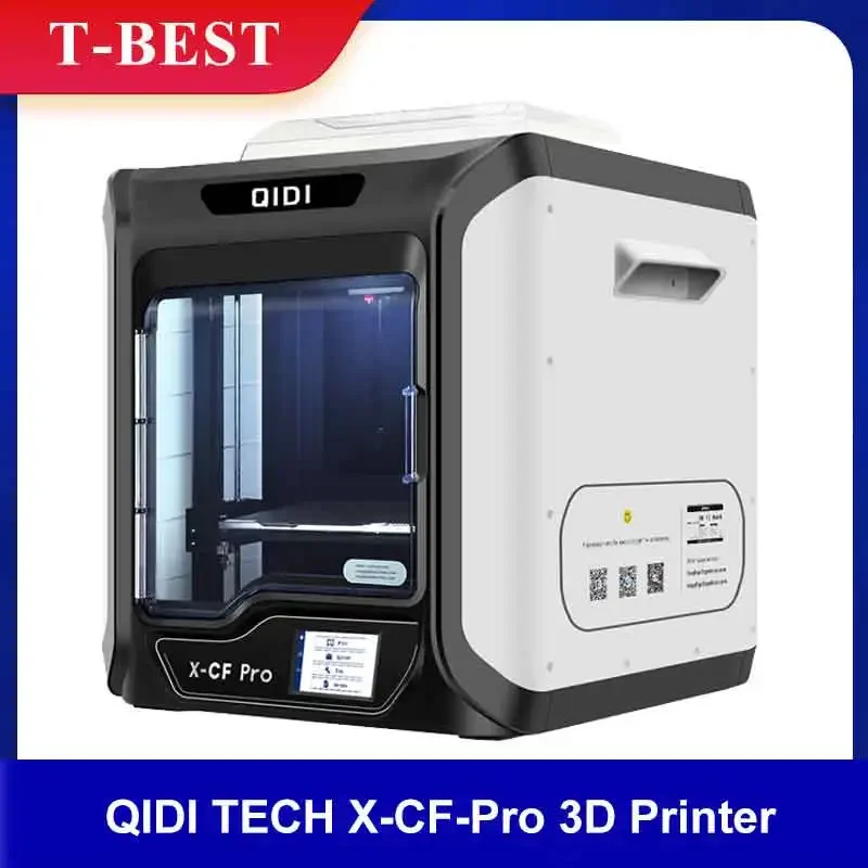 

QIDI TECH X-CF-Pro 3D принтер Настольный Интеллектуальный промышленный 5-дюймовый сенсорный экран Wi-Fi печать модернизированная XYZ структура печати