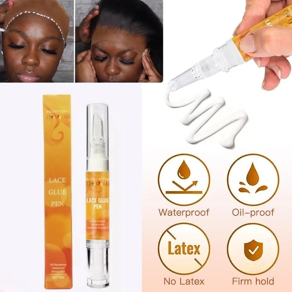 Sweat proof Lace Glue Pen Waterproof Hair Replacement Adhesive Invisible Lace Front Wig Glue Travel Size Wig Adhesive For Toupee
Sweat proof Lace Glue Pen Waterproof Hair Replacement Adhesive Invisible Lace Front Wig Glue Travel Size Wig Adhesive For Toupee