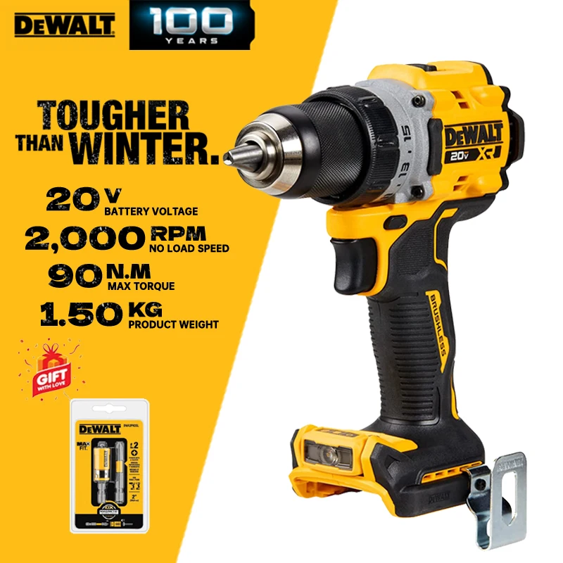 DEWALT DCD800 1/2 дюйма, бесщеточная компактная дрель, только дрель/привод, ручная дрель, набор Dewalt 20 в XR, беспроводные электроинструменты 
DEWALT DCD800 1/2 дюйма, бесщеточная компактная дрель, только дрель/привод, ручная дрель, набор Dewalt 20 в XR, беспроводные электроинструменты