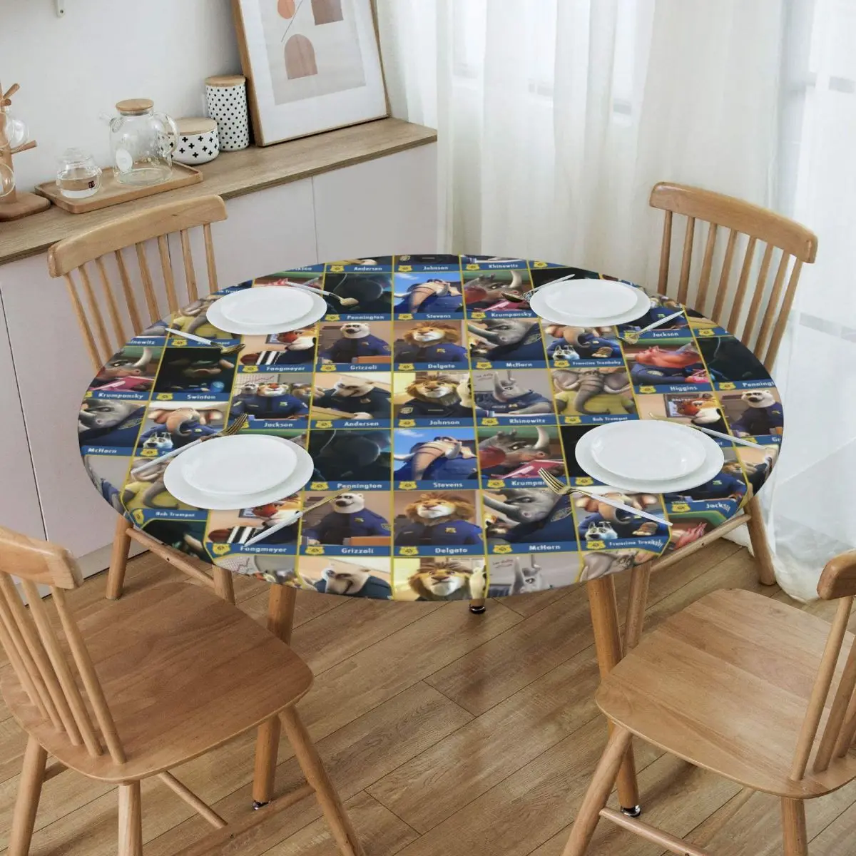 Custom Round Waterproof Disney Film Zootopia Table Elastic American Animation Table Cloth Backing Edge Tablecloth for Picnic
Custom Round Waterproof Disney Film Zootopia Table Elastic American Animation Table Cloth Backing Edge Tablecloth for Picnic