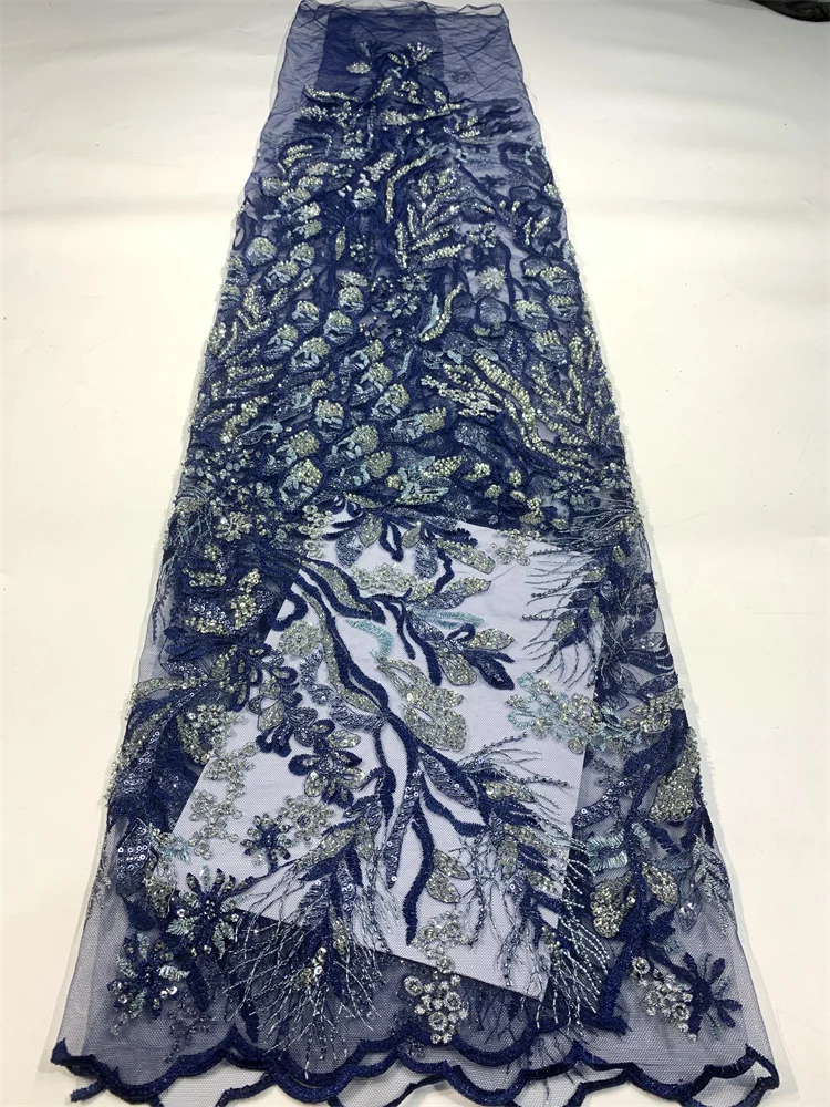 Neavyblue Luxurious African Groom Sequins Lace Fabric High Quality 2023 French Embroidery Heavy Beads Lace Nigerian Sewing Dress
Neavyblue Luxurious African Groom Sequins Lace Fabric High Quality 2023 French Embroidery Heavy Beads Lace Nigerian Sewing Dress