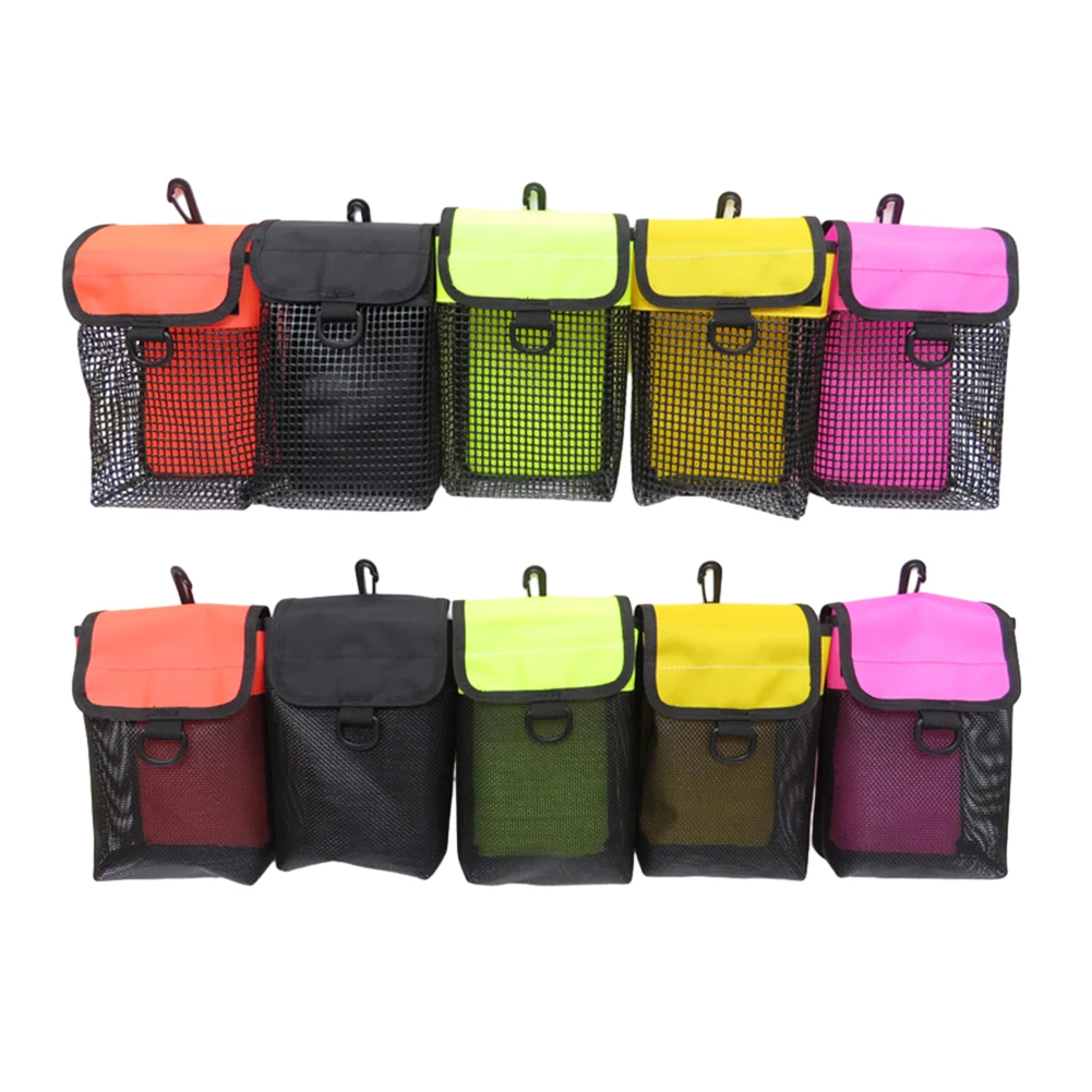 Compact And Durable Scuba Gear Mesh Bag With D-Ring Attachment For SMB Safety Marker Buoys Reels Accessories Storage
Compact And Durable Scuba Gear Mesh Bag With D-Ring Attachment For SMB Safety Marker Buoys Reels Accessories Storage