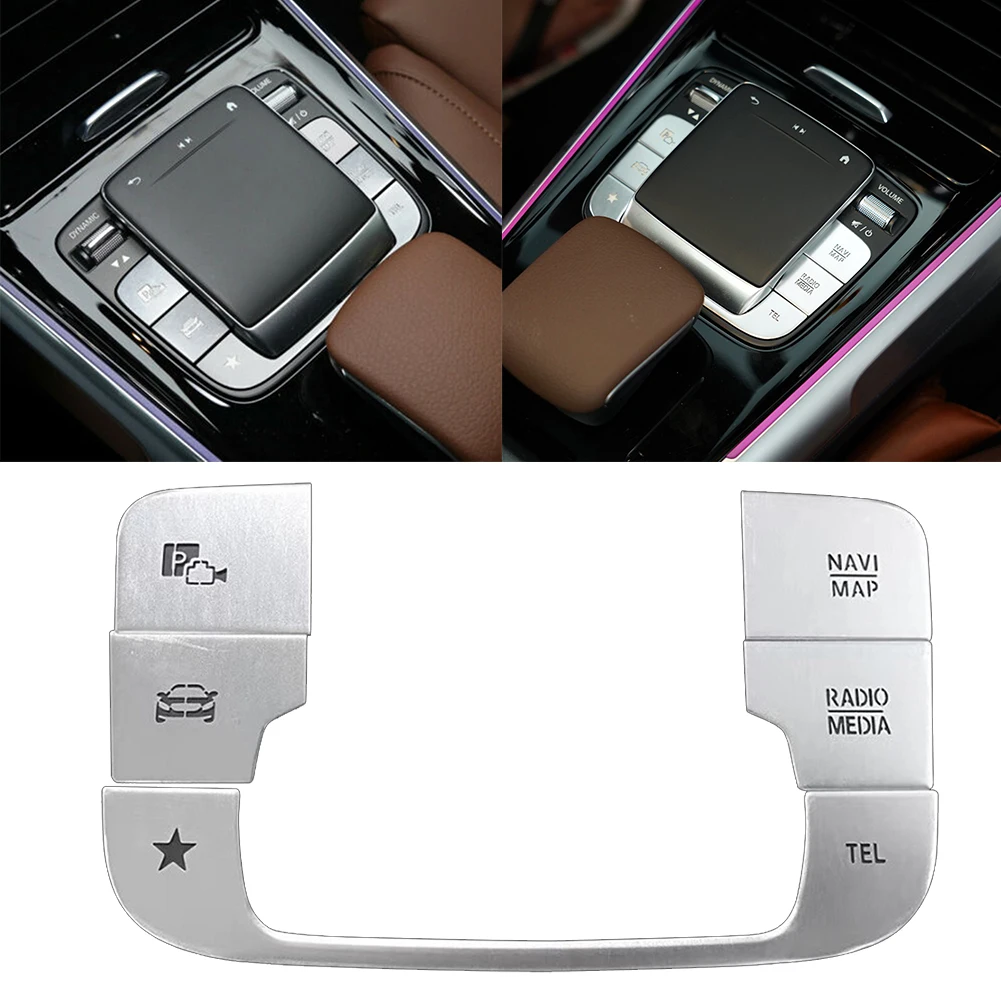 5pcs Silver Car Multimedia Mouse Button Sequins Aluminum Alloy Cover Trim For Mercedes B Class W247 2020-2021 Interior Stickers
5pcs Silver Car Multimedia Mouse Button Sequins Aluminum Alloy Cover Trim For Mercedes B Class W247 2020-2021 Interior Stickers
