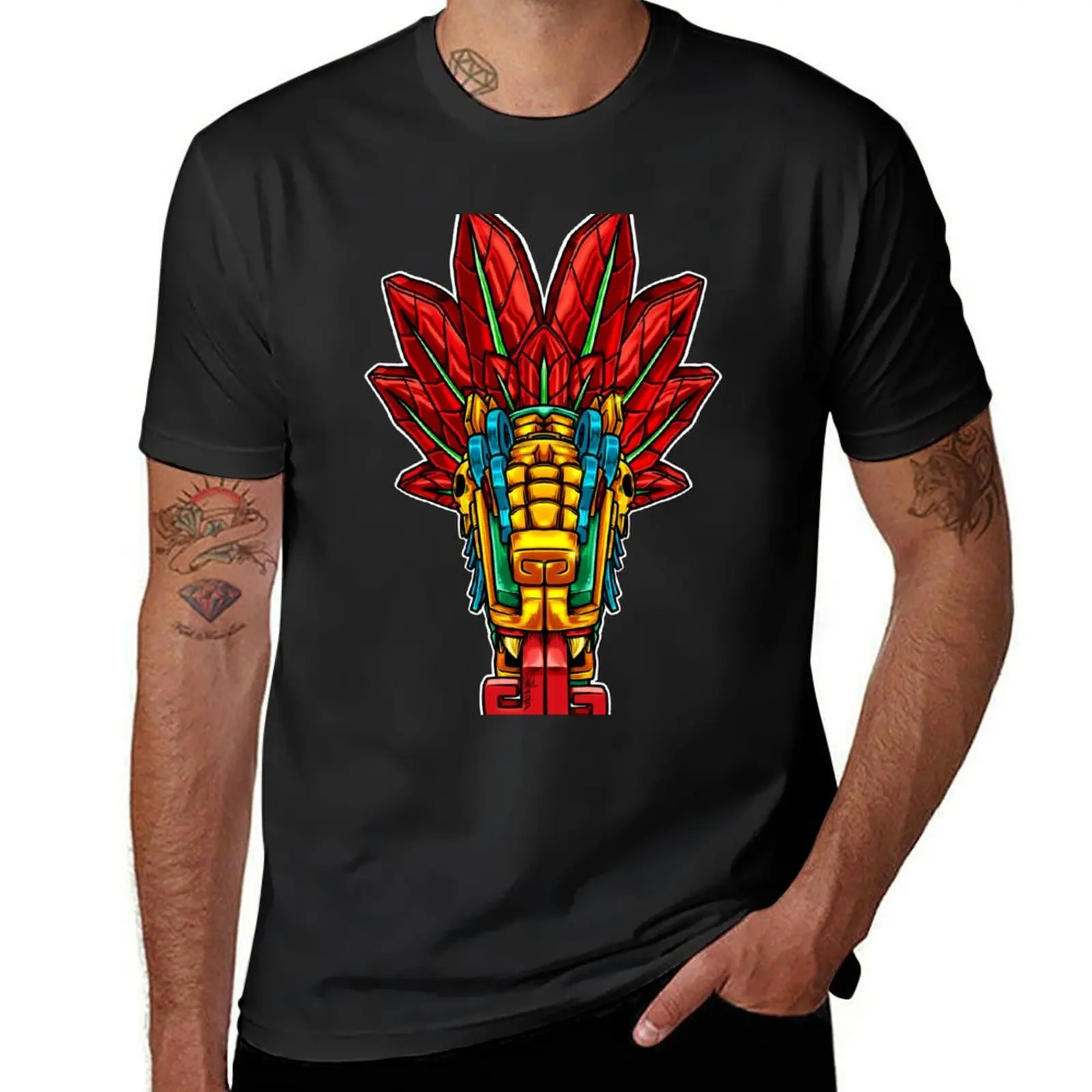 “The Feathered Serpent” T-shirt anime clothes sublime korean fashion plain t shirts for men pack
“The Feathered Serpent” T-shirt anime clothes sublime korean fashion plain t shirts for men pack