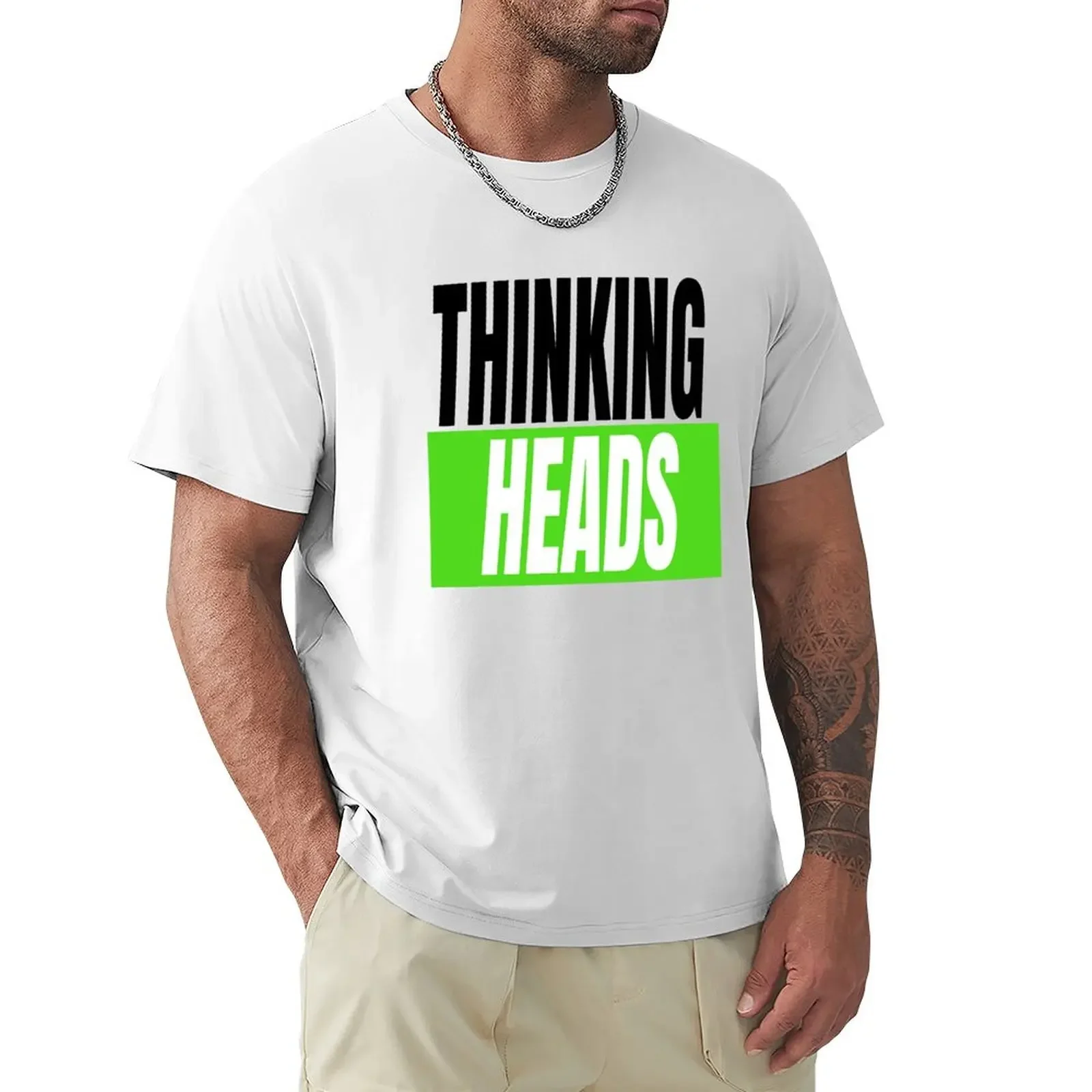 Thinking Heads. Rock and Roll gifts motivation gift. T-shirt vintage tops plain white t shirts men
Thinking Heads. Rock and Roll gifts motivation gift. T-shirt vintage tops plain white t shirts men