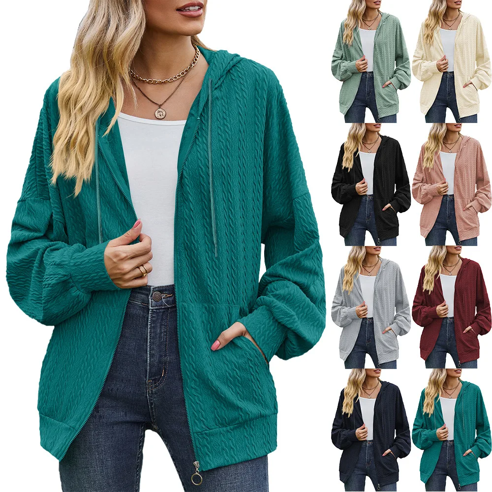 Women Hooded Casual Long Sleeve Basic Harajuku Fashion Solid Color Soft Loose Zipper Sweatshirt Streetwear Cardigan Coats
Women Hooded Casual Long Sleeve Basic Harajuku Fashion Solid Color Soft Loose Zipper Sweatshirt Streetwear Cardigan Coats