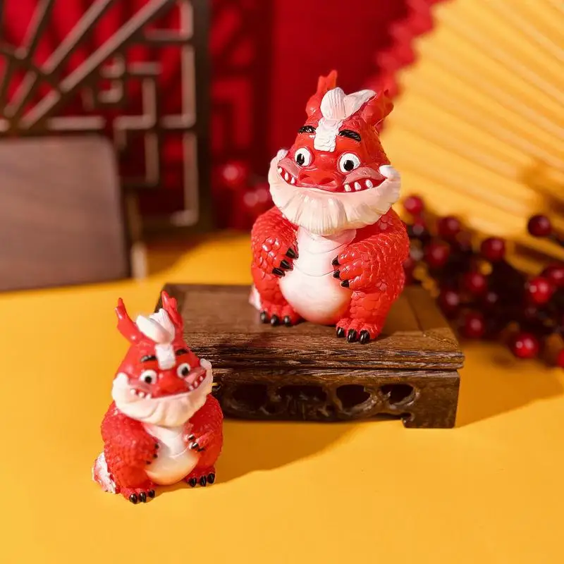 

2024 Dragon Statue Resin Dragons Figurine Chinese Ornament Lucky Animal Garden Statue Dragon Sculpture For home decoration