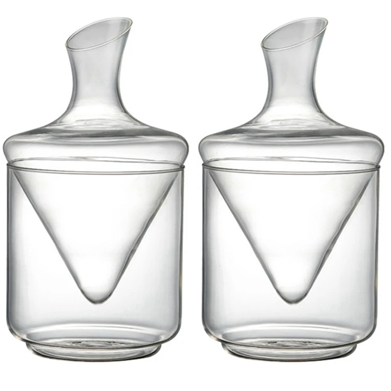 2X Wine Decanter Set Wine Decanter With Ice Bucket Lead-Free Crystal Glass Blown Hand Perfect For Home Bar And Parties
2X Wine Decanter Set Wine Decanter With Ice Bucket Lead-Free Crystal Glass Blown Hand Perfect For Home Bar And Parties