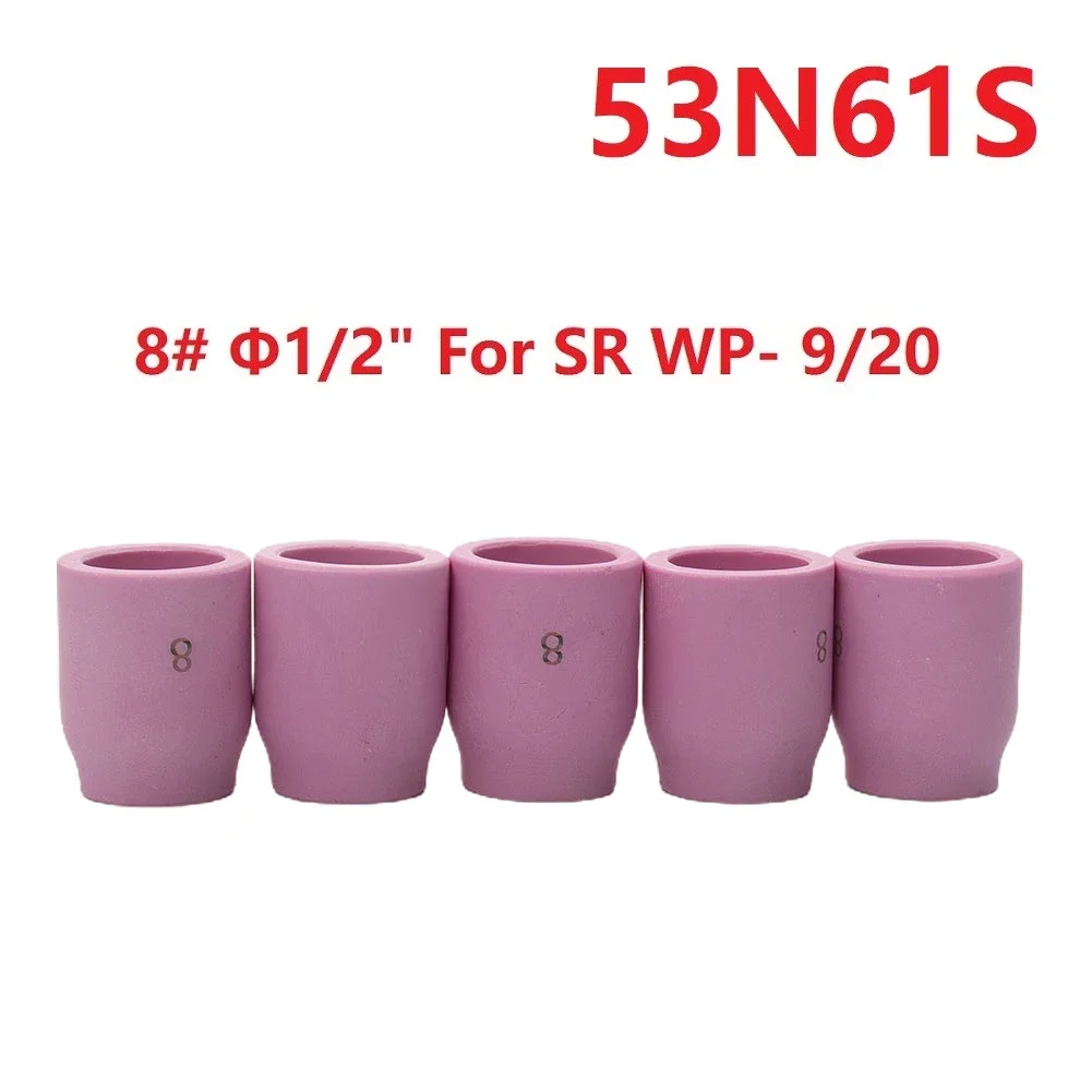 High Quality Ceramic Gas Lens Cups (5pcs) For TIG Welding Torch WP 9/20/25/17/18/26 Compatible With All Brands
High Quality Ceramic Gas Lens Cups (5pcs) For TIG Welding Torch WP 9/20/25/17/18/26 Compatible With All Brands