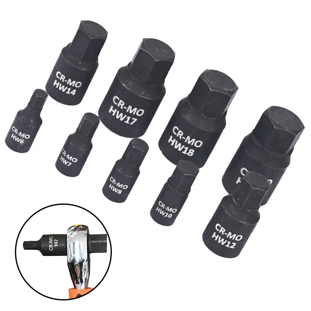Durable High Quality New Practical Hex Bit Socket Socket H8 3/8 38mm Tools 9Pcs/set H7 1/4 Hand Screwdriver Bit
Durable High Quality New Practical Hex Bit Socket Socket H8 3/8 38mm Tools 9Pcs/set H7 1/4 Hand Screwdriver Bit