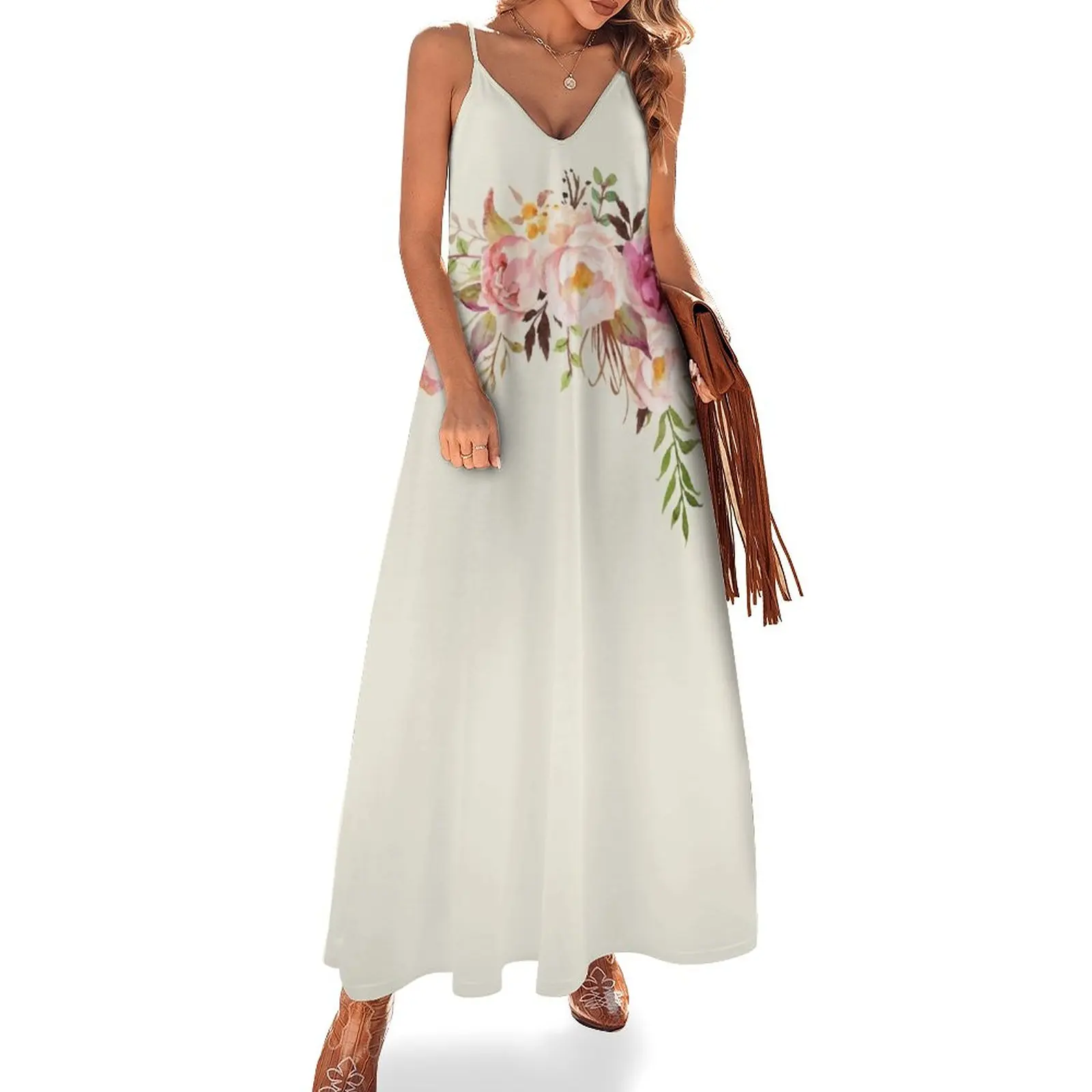 Romantic Watercolor Flower Bouquet Sleeveless Dress Womens dresses dress party night
Romantic Watercolor Flower Bouquet Sleeveless Dress Womens dresses dress party night