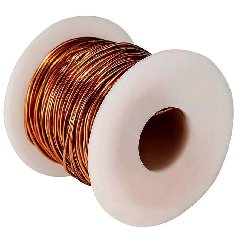 

99.9% Dead Soft Copper Wire, Electroculture Copper Gardening Antenna, 16 Gauge/ 1.3 Mm Diameter,127 Feet / 39M, 1 Pound Spool