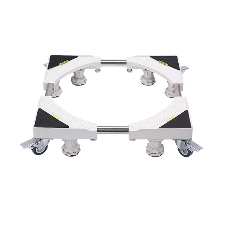 Mobile Movable Adjustable Refrigerator Pedestal Fridge Bracket Washing Machine Stand Base with Lifting Feet Wheels and Brakes
Mobile Movable Adjustable Refrigerator Pedestal Fridge Bracket Washing Machine Stand Base with Lifting Feet Wheels and Brakes