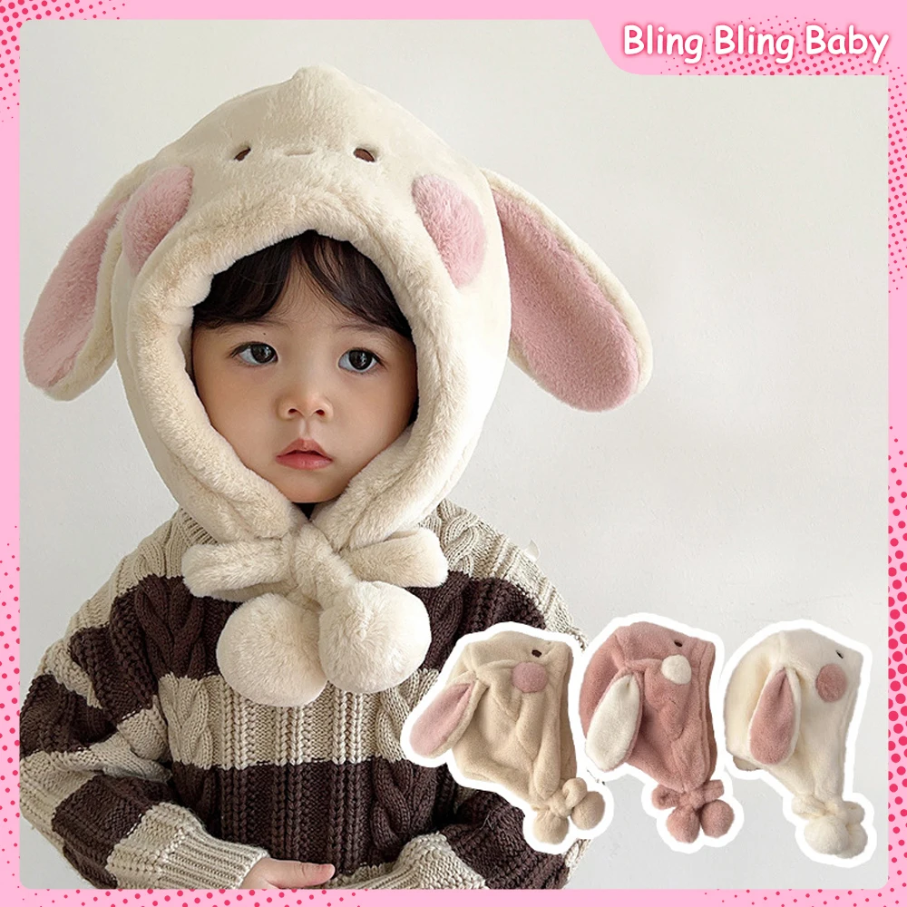 Kawaii Kids Autumn Winter Warm Pullover Cap Rabbit Ears Fluffy Hat Ear Protection Hairball Frenulum Fashion Thicken Lei Feng Hat
Kawaii Kids Autumn Winter Warm Pullover Cap Rabbit Ears Fluffy Hat Ear Protection Hairball Frenulum Fashion Thicken Lei Feng Hat