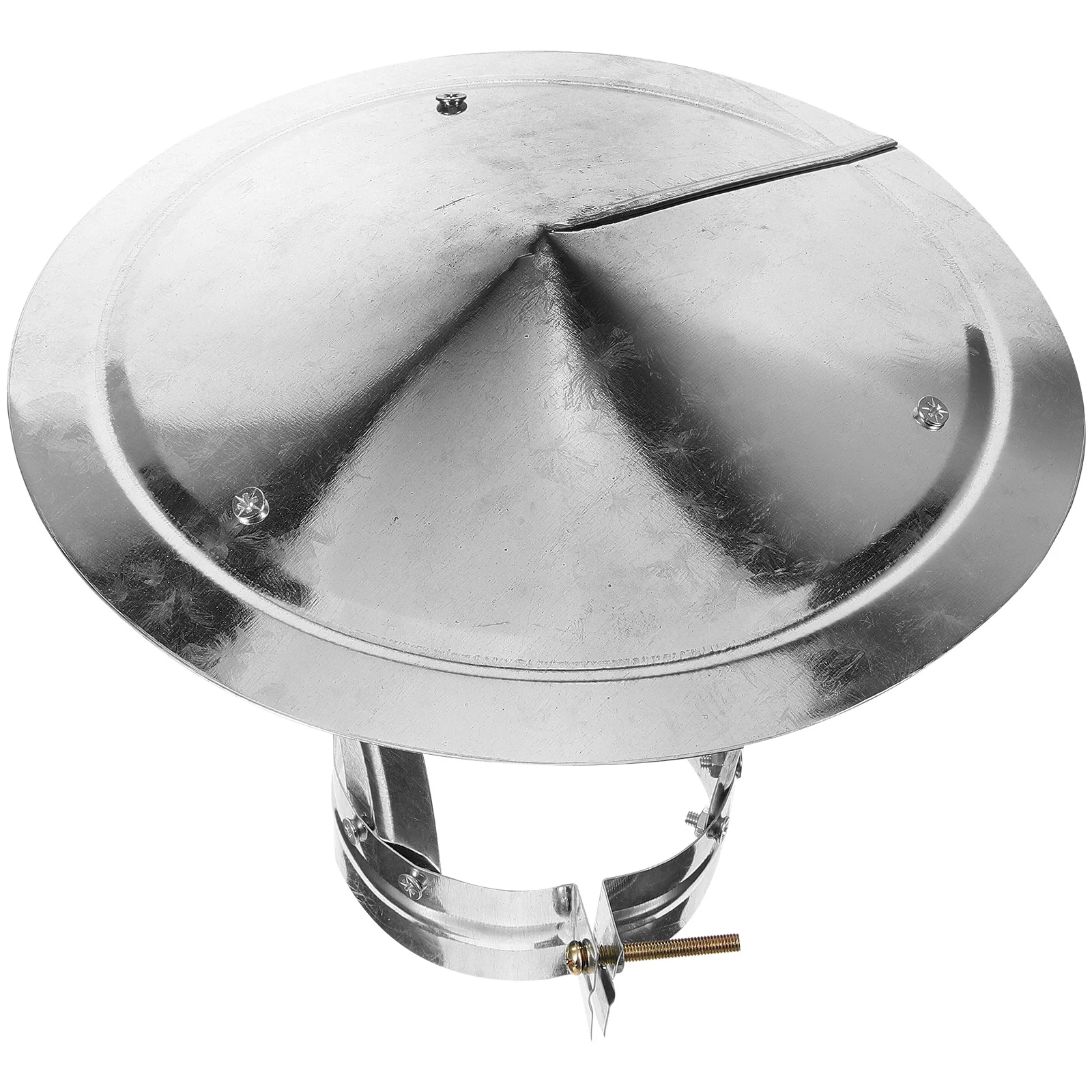 

Exhaust Pipe Chimney Flashing Cap Ducting Ventilation Cover Rain Protector Weatherproof Metal