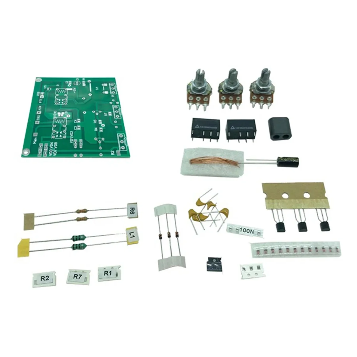QRM Canceller Eliminator X-Phase 1.8-30MHz HF Band PTT Control Eliminator Board DIY Kit Built-In PTT Control
QRM Canceller Eliminator X-Phase 1.8-30MHz HF Band PTT Control Eliminator Board DIY Kit Built-In PTT Control
