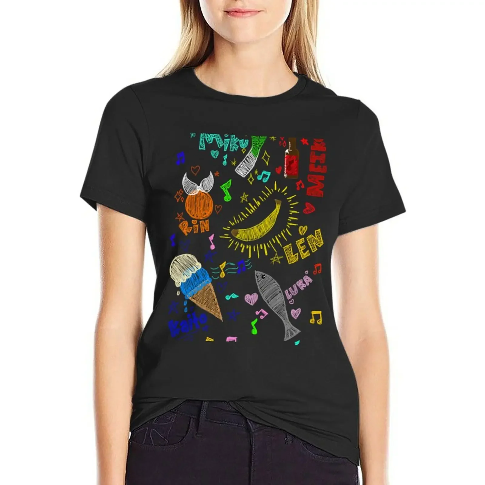 Vocaloid Scribbles T-Shirt shirts graphic tees hippie clothes summer clothes anime clothes t-shirt dress for Women graphic
Vocaloid Scribbles T-Shirt shirts graphic tees hippie clothes summer clothes anime clothes t-shirt dress for Women graphic