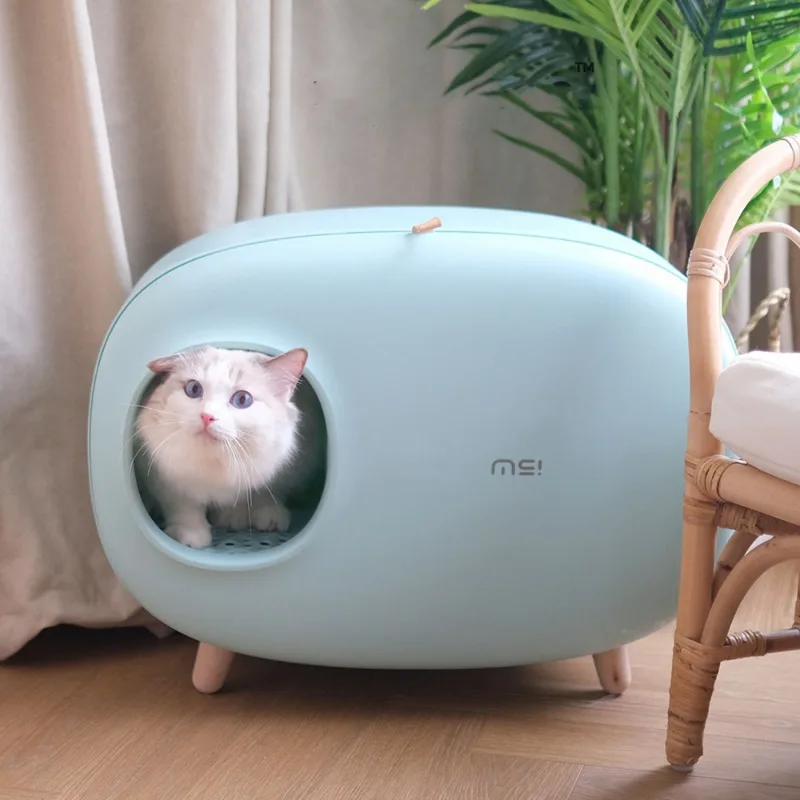 Cat Litter Basin Cat Sand Large box Semi-enclosed Closed Anti-splash Insulation Deodorant Cat Toilet Pet Supplies Cat Box
Cat Litter Basin Cat Sand Large box Semi-enclosed Closed Anti-splash Insulation Deodorant Cat Toilet Pet Supplies Cat Box
