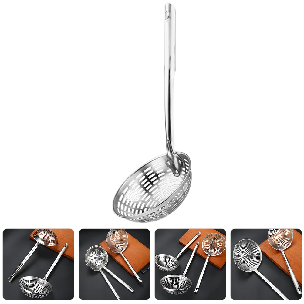 Skimmer Ladle Strainer Spoon Pasta Ladle Strainer Long Handle Food Colander For Cooking for Kitchen Cooking
Skimmer Ladle Strainer Spoon Pasta Ladle Strainer Long Handle Food Colander For Cooking for Kitchen Cooking