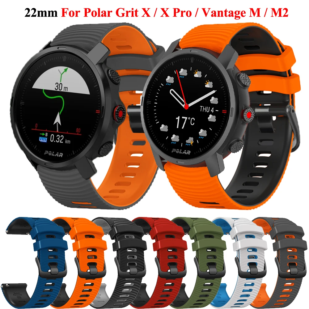 Sport Silicone Strap For POLAR GRIT X / X Pro / Titan / Vantage M2 / M Band Watchbands Replace Bracelet 22mm Wrist Accessories
Sport Silicone Strap For POLAR GRIT X / X Pro / Titan / Vantage M2 / M Band Watchbands Replace Bracelet 22mm Wrist Accessories