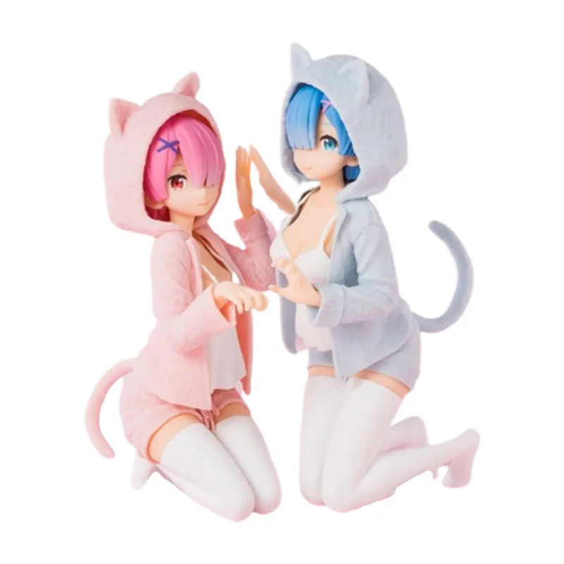 Аниме фигурки Rem с кошачьими ушками, 4 вида, RE: Zero-start Life in other World, коллекционные игрушки-модели ОЗУ на коленях, соблазнительные игрушки из ПВХ, 12 см
Аниме фигурки Rem с кошачьими ушками, 4 вида, RE: Zero-start Life in other World, коллекционные игрушки-модели ОЗУ на коленях, соблазнительные игрушки из ПВХ, 12 см