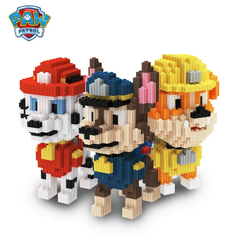 Paw Patrol Cartoon DIY Assembly Buildding Blocks Chase Skye Anime Mini Action Figures Educational Game Toys Kids Birthday Gifts
Paw Patrol Cartoon DIY Assembly Buildding Blocks Chase Skye Anime Mini Action Figures Educational Game Toys Kids Birthday Gifts