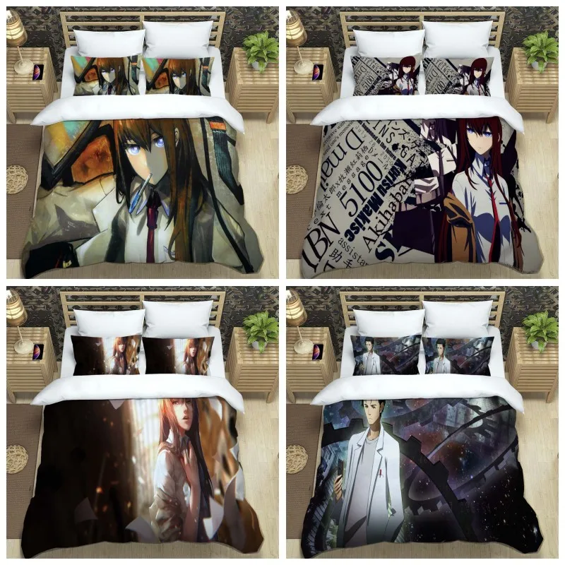 

Cartoon anime fashion print soft and comfortable bedding set luxury quilt cover Customizable comforter bedding sets