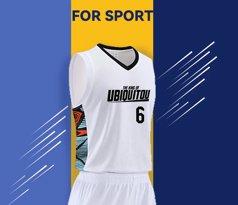 

High Quality Men Basketball Jersey Sets Uniforms kits Cheap college Basketball tracksuits blank basketball training jersey set