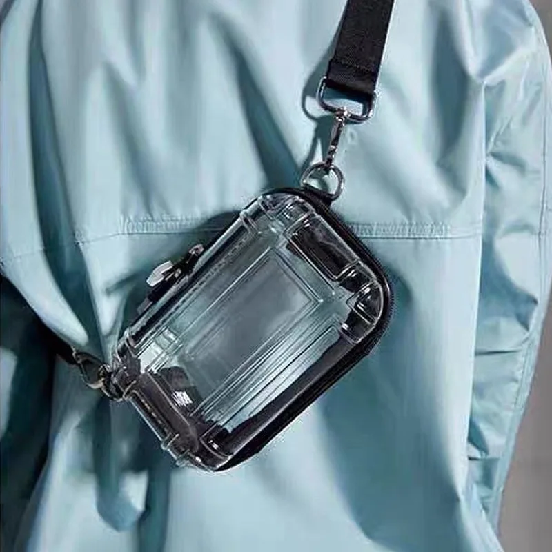 Female Crossbaody Bag Transparent Pc Cosmetic Bag Design Suitcase Zipper Shoulder Messenger Bags Wash Mini Make Up Bags for Lady
Female Crossbaody Bag Transparent Pc Cosmetic Bag Design Suitcase Zipper Shoulder Messenger Bags Wash Mini Make Up Bags for Lady