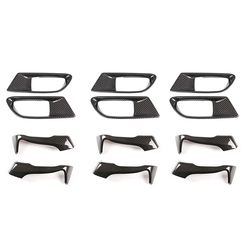 3X For Subaru BRZ Toyota 86 2012-2020 ABS Carbon Fiber Car Inner Door Handle Decor Cover Trim Frame Sticker Accessories
3X For Subaru BRZ Toyota 86 2012-2020 ABS Carbon Fiber Car Inner Door Handle Decor Cover Trim Frame Sticker Accessories
