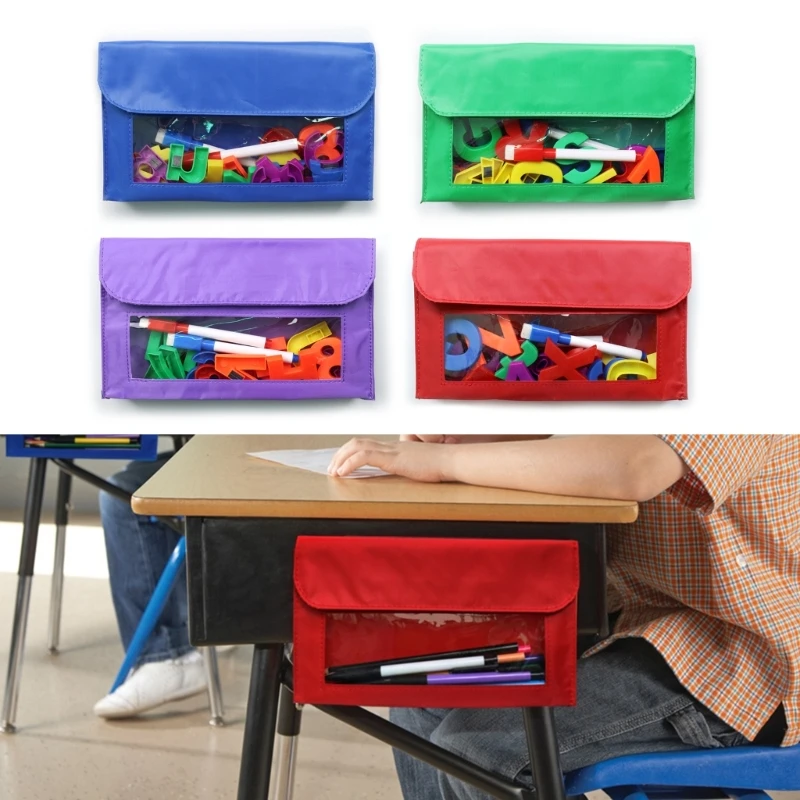 

Magnetic Marker Holder Magnet Pencil Storage Bag for Classroom Whiteboard Fridge