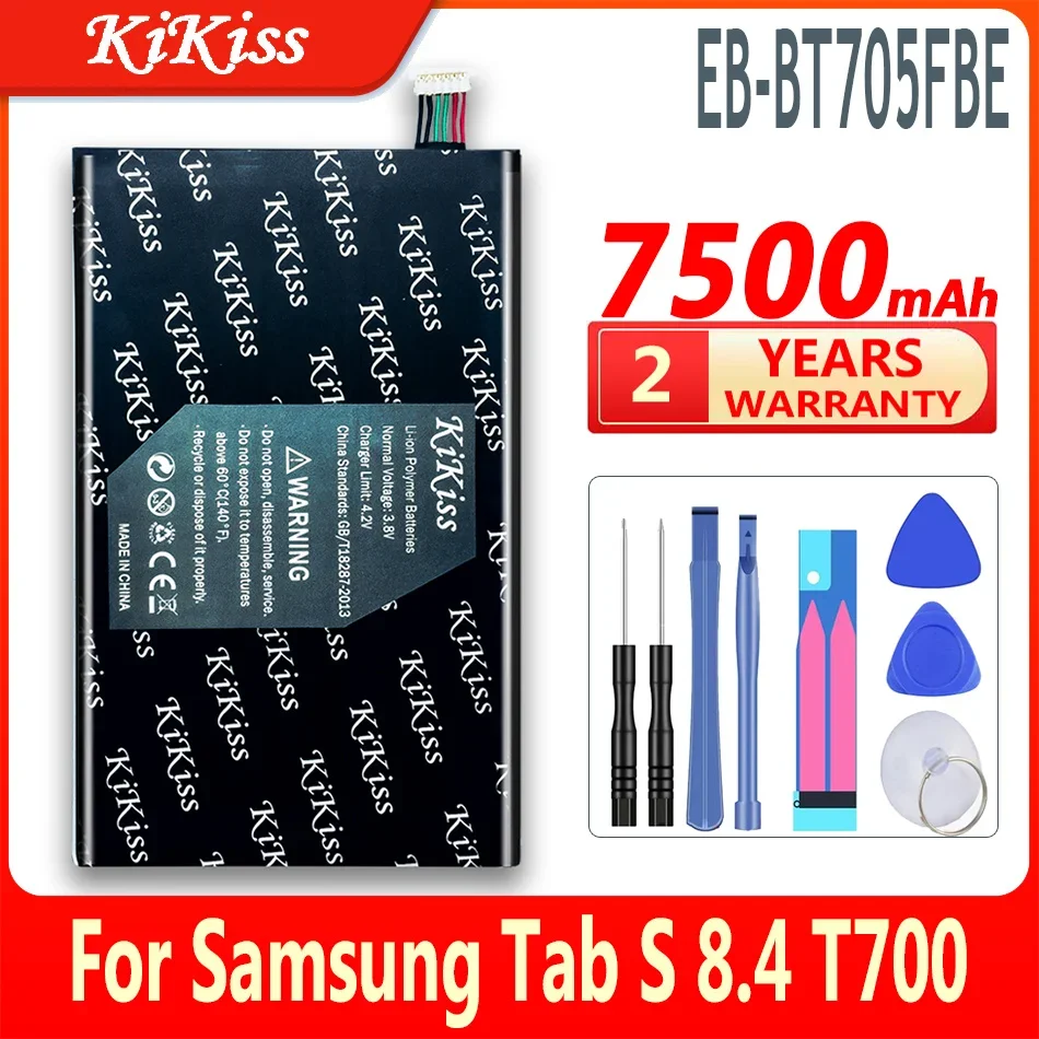 KiKiss Tablet Replacement Battery For Samsung Galaxy Tab S 8.4 T700 T705 SM-T700 T701 SM-T705 EB-BT705FBE EB-BT705FBC
KiKiss Tablet Replacement Battery For Samsung Galaxy Tab S 8.4 T700 T705 SM-T700 T701 SM-T705 EB-BT705FBE EB-BT705FBC
