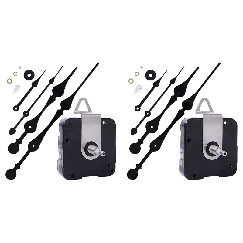 Hot 2X High Torque Clock Movement Mechanism With 11 Inch Long Spade Hands, Quartz Clock Motor Kit
Hot 2X High Torque Clock Movement Mechanism With 11 Inch Long Spade Hands, Quartz Clock Motor Kit