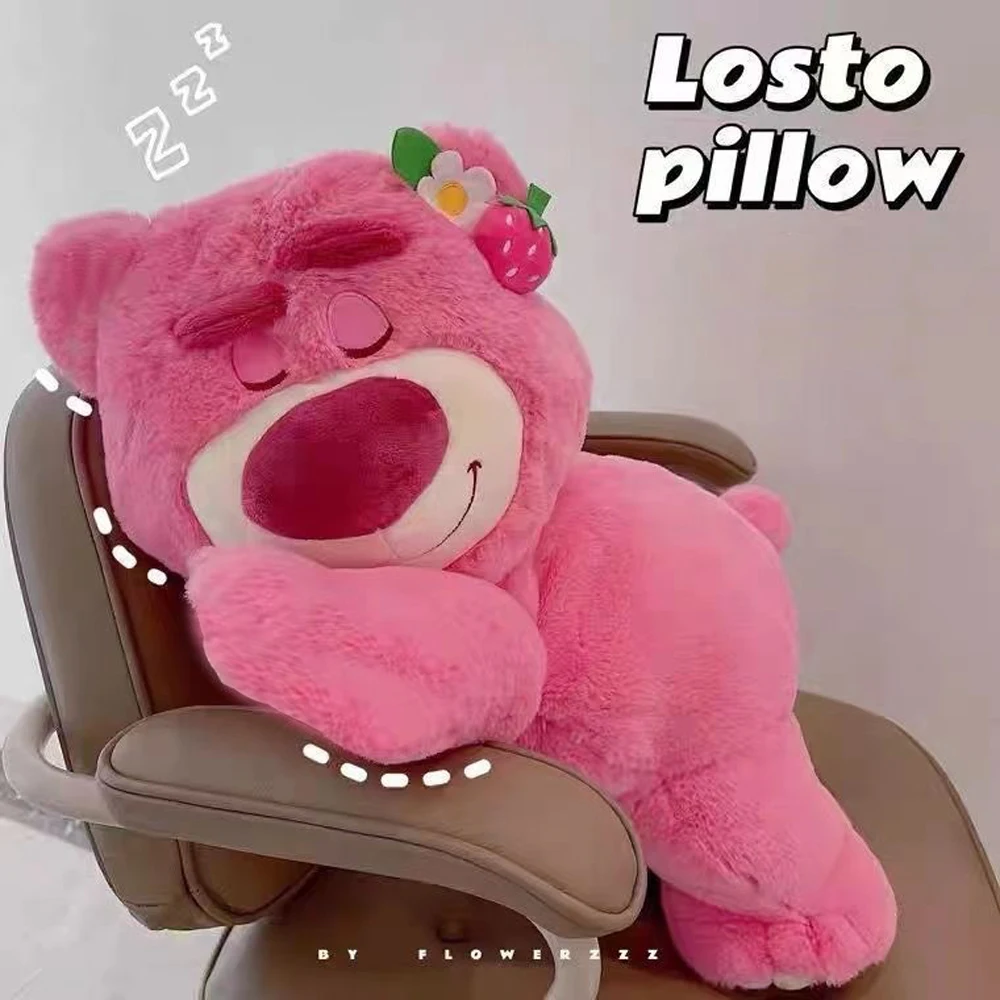 Toy Story Lotso Cute Bear Strawberry Sofa Plush Pillow Stuffed Toys Children Girls Friends Festivals Birthday Gift Toy Story Lotso Cute Bear Strawberry Sofa Plush Pillow Stuffed Toys Children Girls Friends Festivals Birthday Gift
