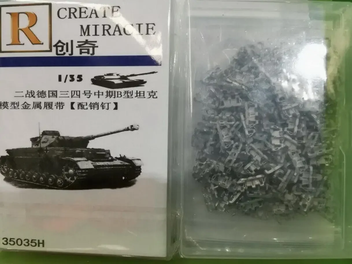 

R-Model 35035H 1/35 Scale German PzKpfw III/IV Mid Type B Metal Tracks w/Pins