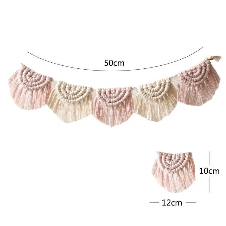 Kids Macrame Tassel Hanging - Nursery Tent Wall Decor 1 S194a0399a75f4e60bf0b494de68d55f0L