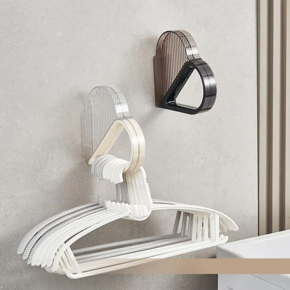 Easy to Install Hanger Holder Hanger Storage Rack Heart-shaped Bathroom Balcony Hanger Multifunctional Wall Mount for Punch-free
Easy to Install Hanger Holder Hanger Storage Rack Heart-shaped Bathroom Balcony Hanger Multifunctional Wall Mount for Punch-free